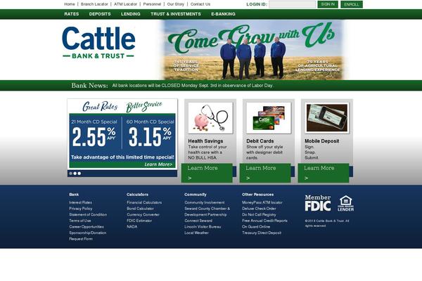 cattlebank.com site used Cattlebank