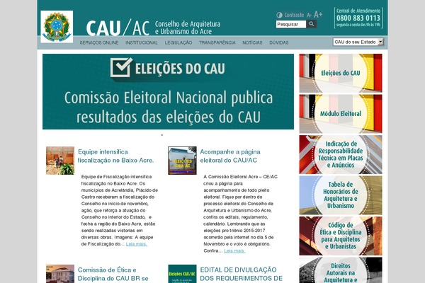 cauac.gov.br site used Clear Line