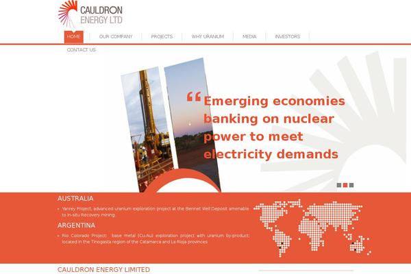 cauldronenergy.com.au site used Cauldron-energy-ltd