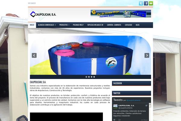 WordPress website example screenshot