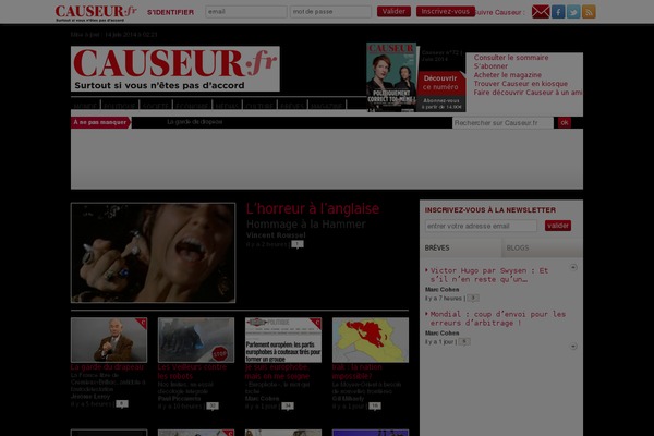 Site using Causeur-auteurs plugin