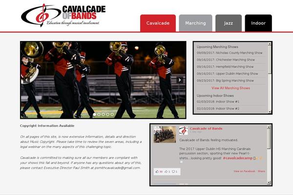cavalcadeofbands.com site used Cavalcade