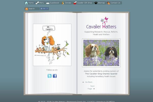 cavaliermatters.org site used Cavalier-matters-custom-theme-2022
