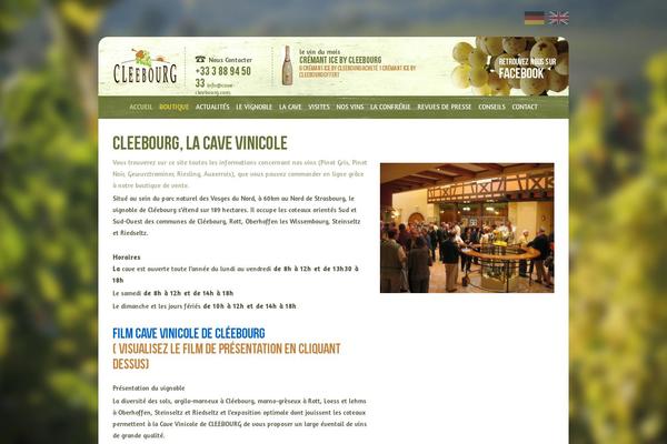 cave-cleebourg.com site used Cleebourg