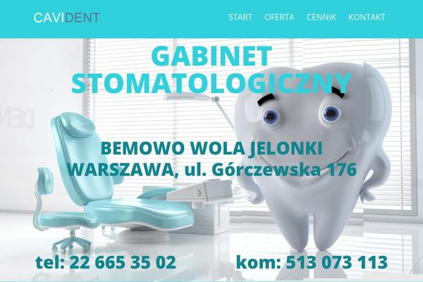 cavident.pl site used Mgmedia