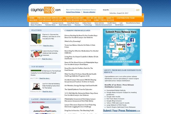 Newspaper theme site design template sample