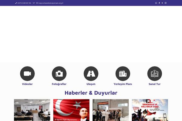 WordPress website example screenshot