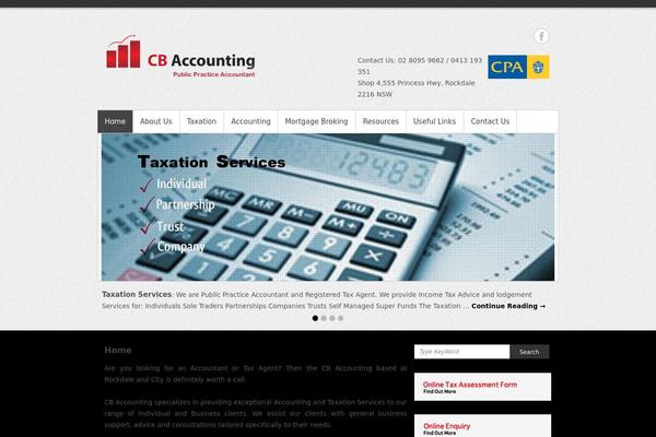 WordPress website example screenshot