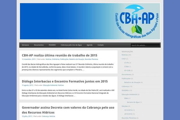 WordPress website example screenshot