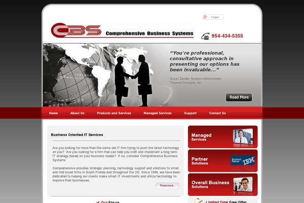 cbsbiz.com site used Cbs