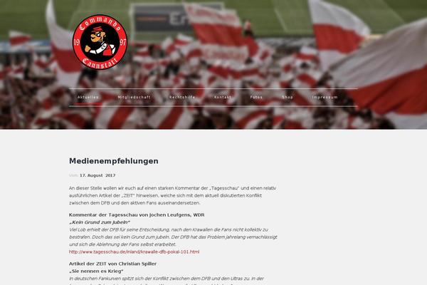 WordPress website example screenshot