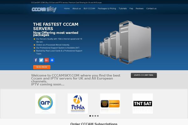 cccamsky.com site used Dreambox