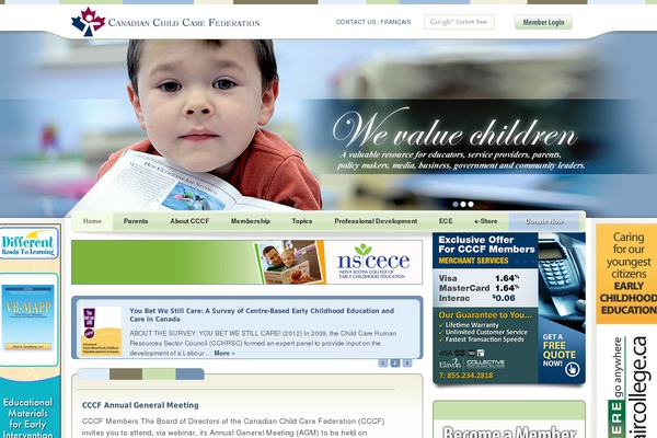 cccf theme websites examples