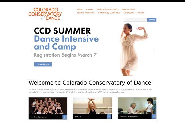 WordPress website example screenshot