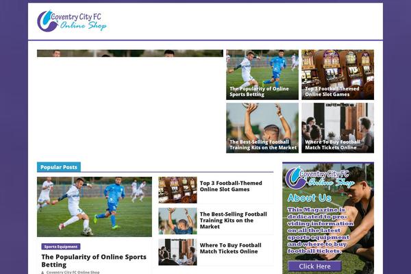 ccfcshop.co.uk site used ColorMag