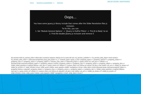 Houzez theme site design template sample