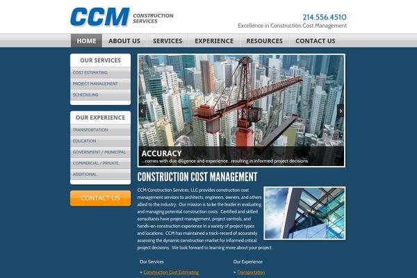 Ccm theme site design template sample