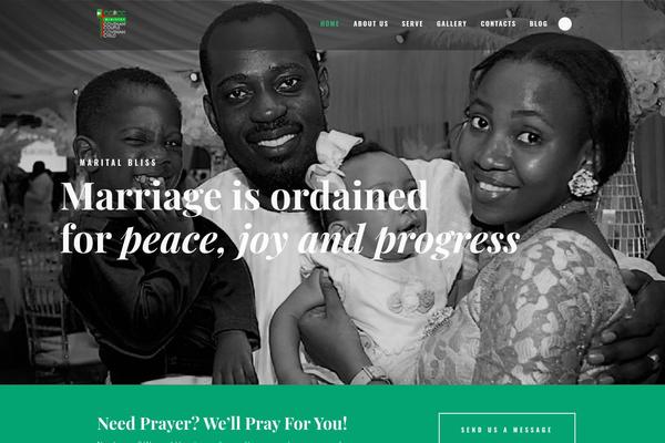 Holy-church theme site design template sample