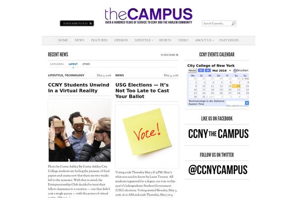 ccnycampus.org site used Woothemes