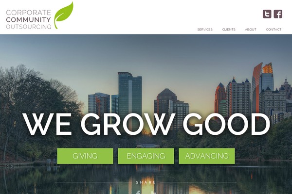 Bones theme site design template sample