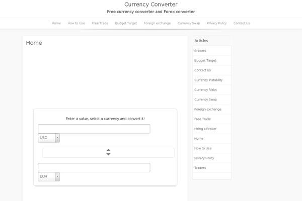 Site using BM_Live_Currency_Converter plugin