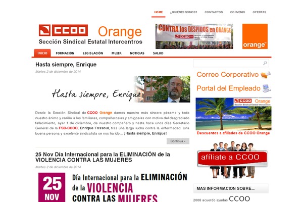 ccoo-orange.es site used Innovate