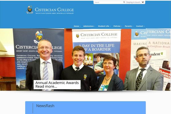 ccr.ie site used Cistercian-college