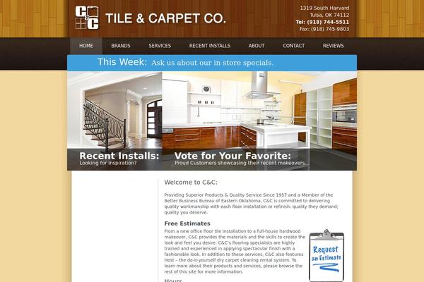 Cnc theme site design template sample