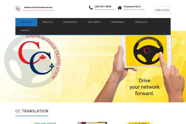 WordPress website example screenshot