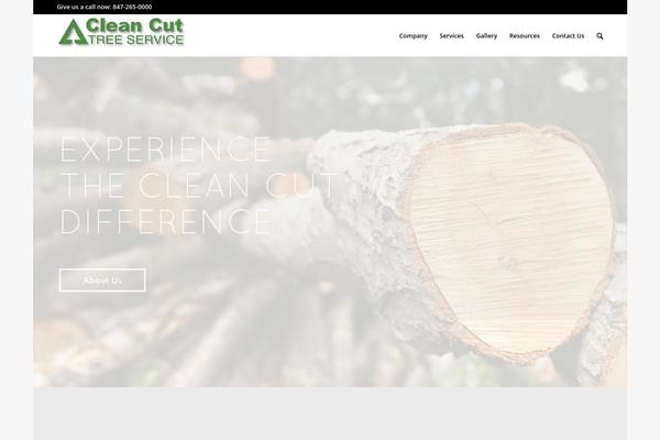 Cleancut theme site design template sample