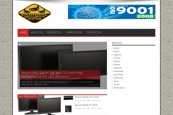Jarida theme site design template sample