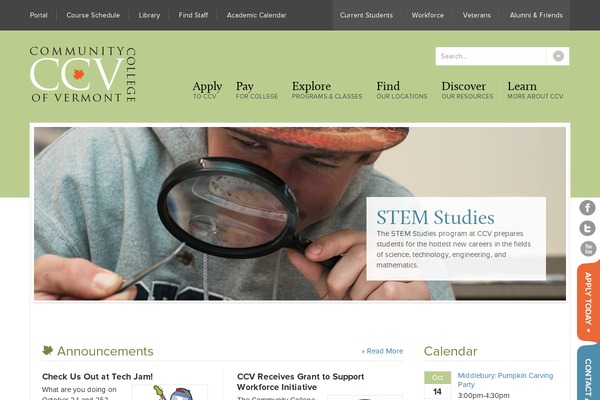ccv.edu site used Ccv