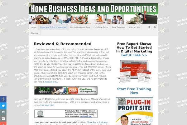 WordPress website example screenshot