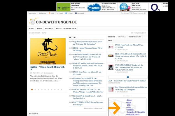 cd-bewertungen.de site used Cdbewertungen