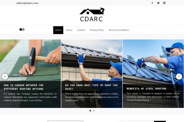 cdarc.co.uk site used Minimal-blogger