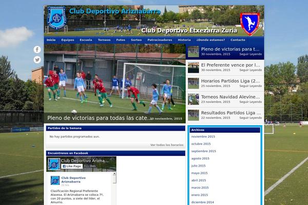 cdariznabarra.com site used Footballclub-2.2.2