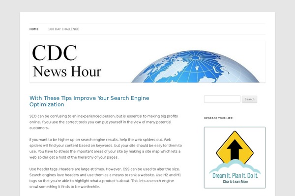 Twenty Twelve theme site design template sample