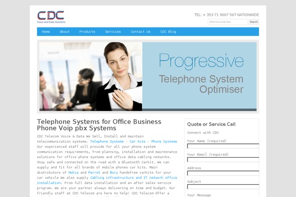 cdctelecom.com site used Ultra-wordpress-theme