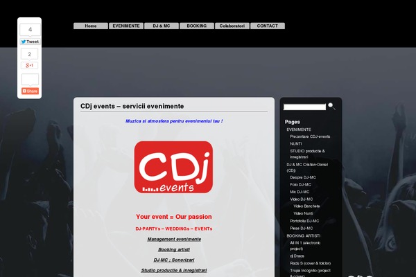 cdj-events.ro site used Aeros-modified