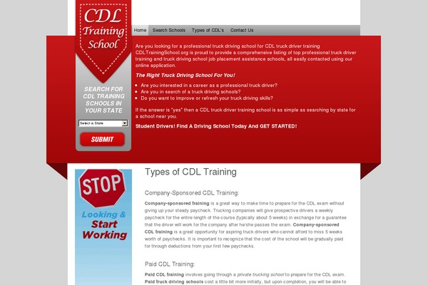 cdltrainingschool.org site used Cdlts