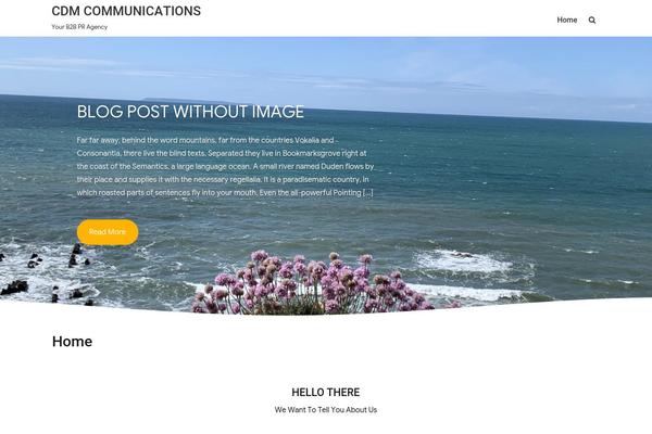 WordPress website example screenshot