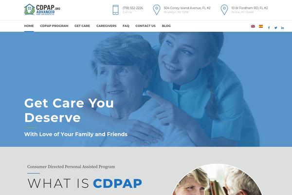 Medicare theme site design template sample