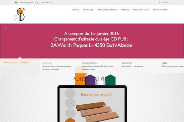 Elos theme site design template sample