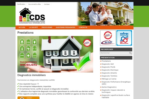 cds-diagnostics.fr site used Businesscorp