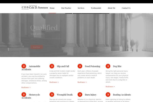 LawBusiness theme site design template sample