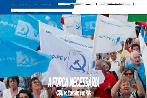 cdu.pt site used Cdu-legislativas2015