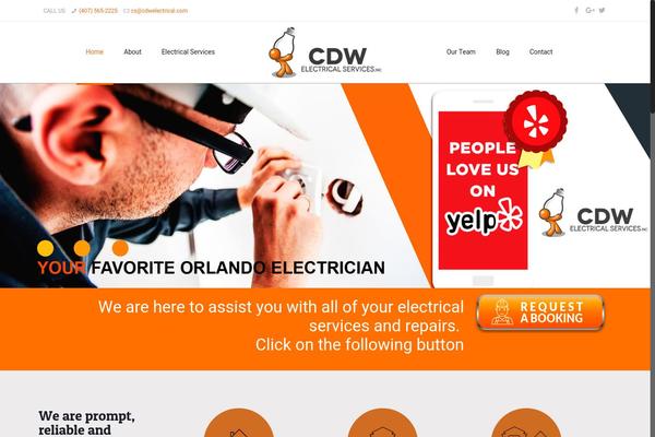 WordPress website example screenshot