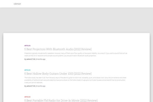 WordPress website example screenshot