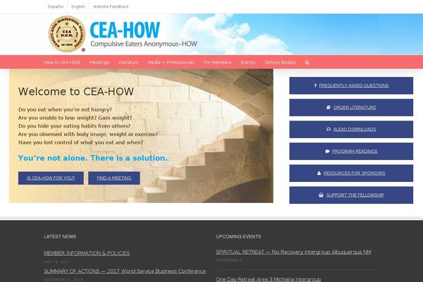 Site using Cea-meetings-manager plugin