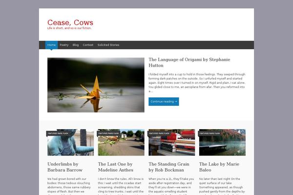 Chosen theme site design template sample